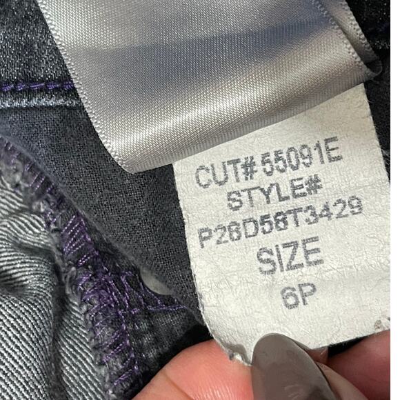 NYDJ-Not Your Daughter's Jeans Faux Leather‎ Pocket Accents Bootcut Black SZ 6P - Picture 8 of 12